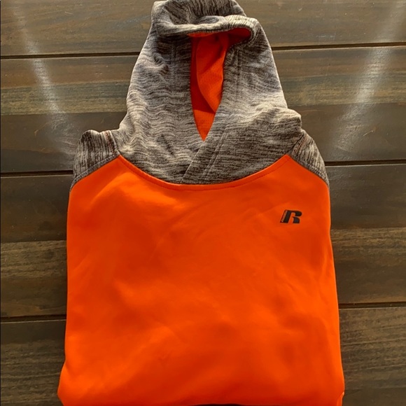 russell orange hoodie
